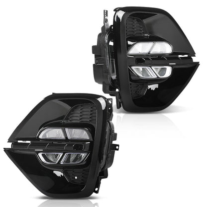 G-PLUS LED Pair Fog Lights, Compatible with Kia Sportage S/LX/EX/SX Turbo 2020 2021, W/o Wiring Harness, Left Driver & Right Passenger Side 2PCS
