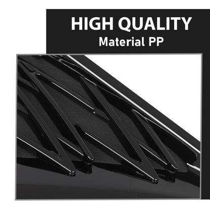 G-PLUS Front Bumper Grille Vent Insert Outer Fog Light Hole Cover Pair Compatible with LX NX300 Base/F Sport/Luxury 2018-2021 LX1038135, LX1039135, 5314278090 Gloss Black