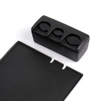 G-PLUS Center Console Coin Holder Compatible with Chevy Silverado Suburban Tahoe/GMC Sierra 2500HD 3500HD Yukon XL 2015-2018 Change Holder Organizer 22817343, 10436137