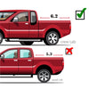 G-PLUS T3 Tri-Fold Hard Lock 6Ft Truck Tonneau Cover Compatible with 2015-2021Chevy/GMC Colorado/Canyon | 6' Folding Standard Short Bed Lock