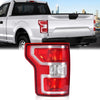 G-PLUS Rear Tail Light Compatible with Ford F150 2018 2019 2020,Left W/o Bulbs & Wiring Harness JL3Z13405H, FO2800265 Red Lens Chrome Housing Luces Traseras Rear Brake Lamps Assembly
