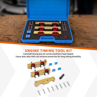 G-PLUS Engine Timing Tool Kit Compatible with Benz M133 M260 M264 M270 M274 Engine 270 589 00 6100, 270 589 01 6100 45 Steel Black
