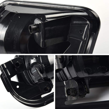 G-PLUS Smoke Lens Front Bumper Fog Lights Assembly Compatible With Dodge Ram 1500 2009-2012/Ram 2500 3500 2010-2018 Driving Lamps w/Bracket + H10 12V 42W Halogen Bulbs