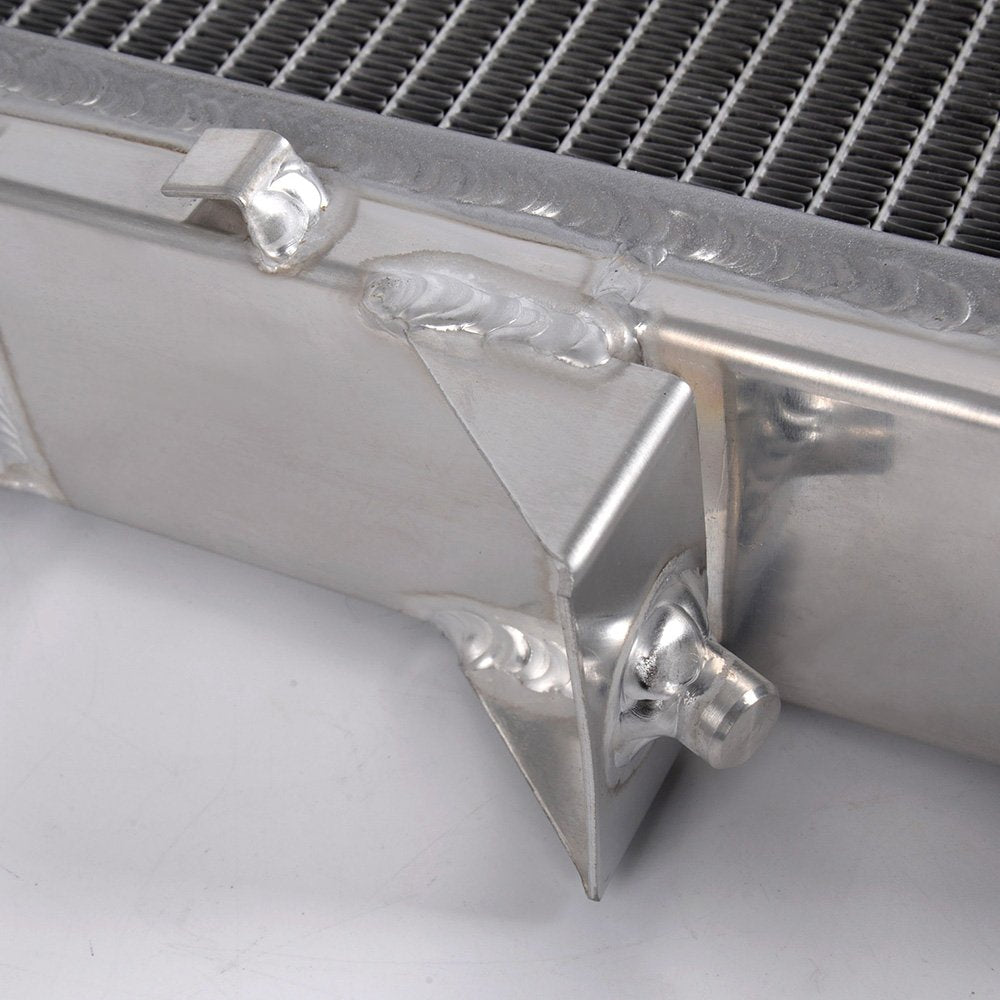 Aluminum Racing Radiator Replacement For BMW Z3 M COUPE/ROADSTER E36 3.2L L6 1998 1999 2000 2001 2002 +14" Radiator Cooling Fan