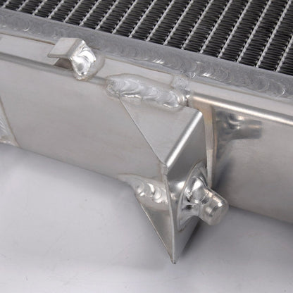 Aluminum Racing Radiator Replacement For BMW Z3 M COUPE/ROADSTER E36 3.2L L6 1998 1999 2000 2001 2002 +14" Radiator Cooling Fan