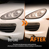 G-PLUS Rubber Sealing Trim Headlamp Decorative Strip Compatible with Porsche Cayenne 2011-2014 Black