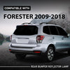 G-PLUS Rear Bumper Reflector Lamp Compatible with Subaru Forester 2.0L 2.5L 2009-2018 84281SC000, 84281SC010