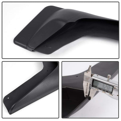 G-PLUS 4PCS Set Front Rear Molded Wheel Mudguard Compatible with 1999-2007 Silverado/Sierra 1500.2007-2014 Sierra 2500/3500 Mud Flaps Mud Guards Splash Kit