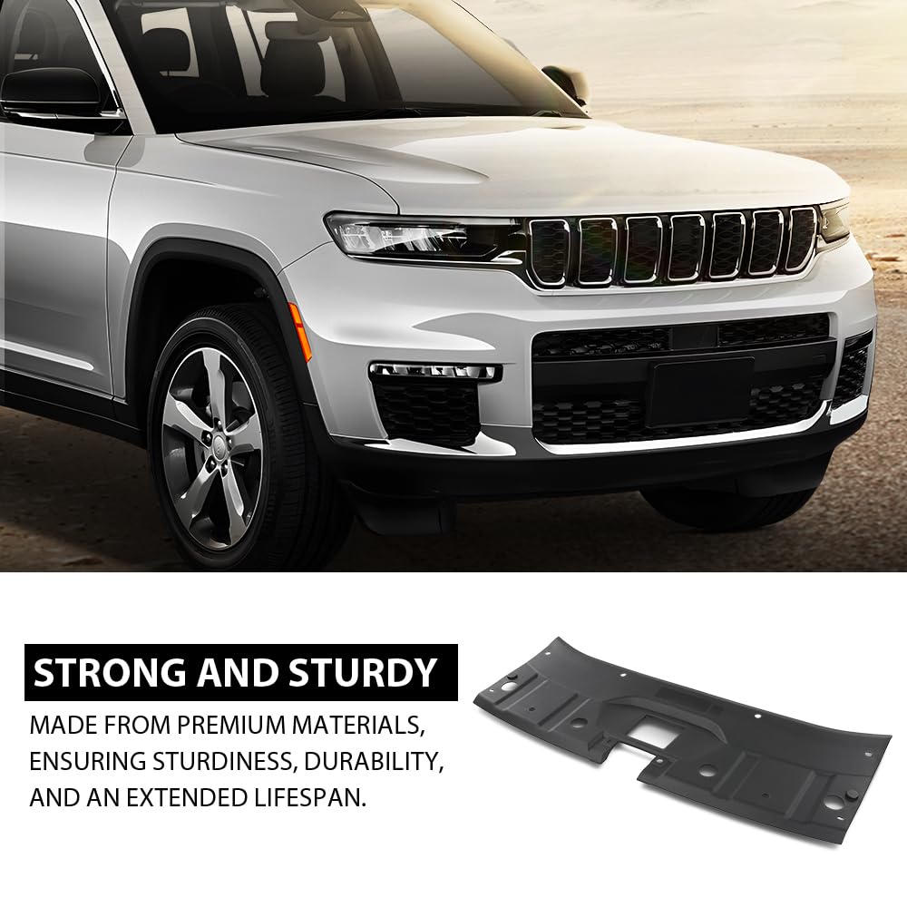 G-PLUS Radiator Cover Closeout Panel, Compatible with Jeep Grand Cherokee 2021-2023, 68374964AC, 68374964AB