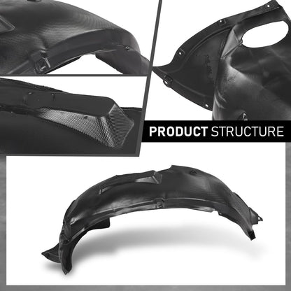 G-PLUS Front Left Fender Liner Inner, Compatible with Audi A3/ A3 Quattro 2015-2020, Driver Side, 8V5821171G-PFM, AU1248142