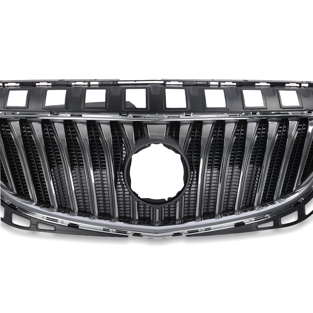 G-PLUS Front Upper Bumper Chrome Radiator Grille Compatible with Buick Regal 2014 2015 2016