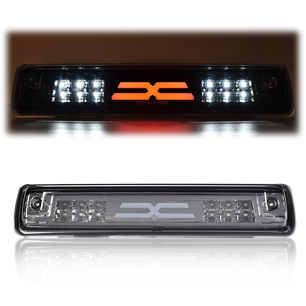 G-PLUS LED 3rd Third X Brake Light Rear Brake Stop Tail Light Compatible with 2015-2018 Colorado/Canyon GM25971002 52019397 High Mount Stop Light Third Tail Light