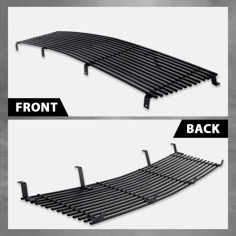 G-PLUS Billet Grille Compatible with Chevy Astro Van 1985-1994/Fit GMC Safari Van 1985-1994 C85103J Stainless Steel Black