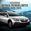 G-PLUS Out-Channel Window Visor Deflectors Tape-On Side Rain Guards Compatible with Subaru Outback(Premium, Limited, Touring) 2020-2025 4PCS Smoky