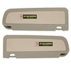 G-PLUS Gray Left&Right Sun Visor with Mirror 1 Pair Compatible with 2006-2011 Honda Civic (Coupe, Sedan) 83280-SNA-A01ZE, 83230-SNA-A01ZE