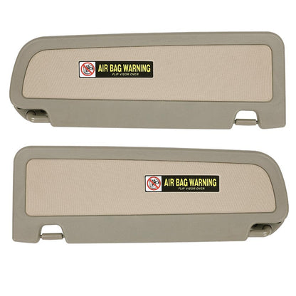 G-PLUS Gray Left&Right Sun Visor with Mirror 1 Pair Compatible with 2006-2011 Honda Civic (Coupe, Sedan) 83280-SNA-A01ZE, 83230-SNA-A01ZE