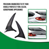 G-PLUS Rear Window Spoiler Side Wing Trim Cover Compatible with BMW X4 G02 2019-2021 (Glossy Black)