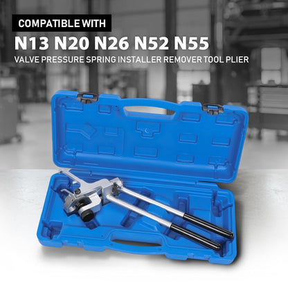 G-PLUS Valve Pressure Spring Installer Remover Tool Plier Compatible with BMW N13, N20, N26, N51, N52, N53, N54, N55 Engines 45 Steel Black