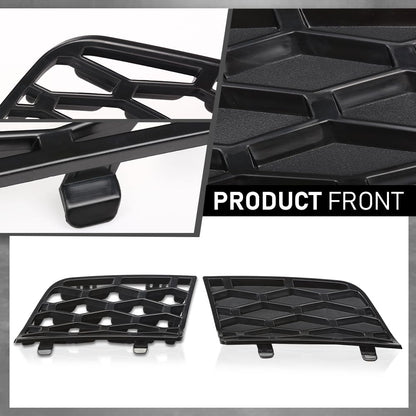 G-PLUS Pair Front Bumper Air Inlet Grill Cover, Compatible with Range Rover L322 4.4L V8 (non-Supercharged) 2006-2009, Not Fit Range Rover Sport models DXB500340PUY, DXB500350PUY