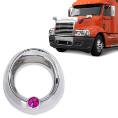 G-PLUS Gauge Cover Visor for Freightliner Century Purple Jewel Front View