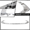 G-PlUS Front Bumper Lower Grille Trim Molding Chrome Fit LX ES250 2021-2024, ES300h ES350 2019-2024, Fit Model W/O F-sport Package Only LX1216106, 5312206090, 53122-06090, 53122 06090