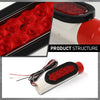 G-PLUS Boat Trailer Guide-on Post Pipe Guide Lights LED Compatible with Standard 2" PVC for Guide ons Post Sealed Submersible Turn Signal Brake Marker Reverse