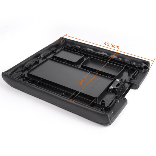 G-PLUS Front Armrest Center Console Lid Repair Kit with The Latch Replacement for 07-13 Chevy Silverado Suburban Tahoe Avalanche GMC Sierra Yukon Replacement Black 20864151
