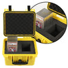 G-PLUS Yellow Graded Card Storage Box Fit BGS PSA SGC FGS Graded Sports Trading Cards, Deep Travel Size Waterproof Case Slab Holder & Protector Holds 45 PSA Graded Cards or 100 Ungraded Cards