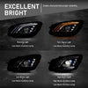 G-PLUS LED Headlight Left Driver Compatible with Benz S560 S450 S63 2018 2019 2020 A2229062105, A222 906 2105 Black