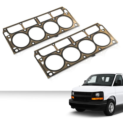 G-PLUS Cylinder Head Gaskets Compatible with LS2 L76 6.0 Chevy Corvette 2005-2007/Chevy Silverado GMC Sierra 2002-2013 12569365, 12575392, 12589227