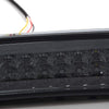 G-PLUS Rear LED Third Brake Light Compatible With 2009-2017 Dodge Ram 1500/2010-2017 Ram 2500 3500,3RD Cargo LED Tail Stop Lamps Black Housing,Smoky Lens