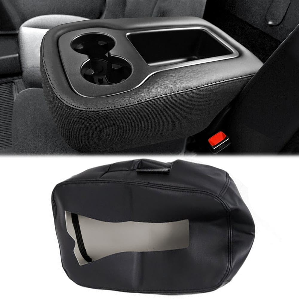 G-PLUS Center Console Lid Jump Seat Armrest Cover Top Compatible with Chevy Silverado Tahoe Suburban GMC Yukon Sierra 2007 2008 2009 2010 2011 2012 2013