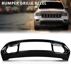 G-PLUS Bumper Grille Bezel for Jeep Grand Cherokee 2016-2021 Black Style Product Details