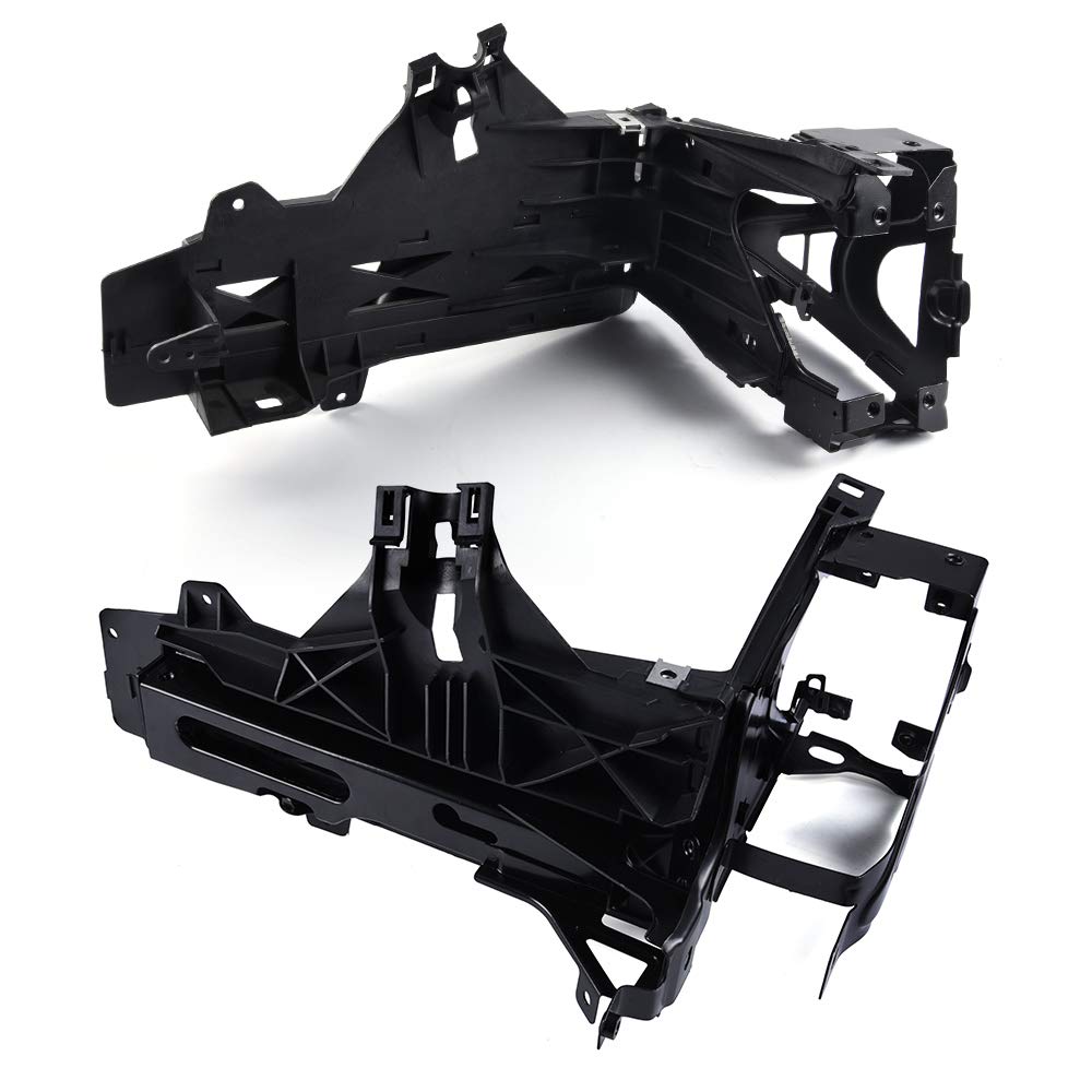 G-PLUS Left Right Headlight Mount Bracket Left Driver & Right Passenger Side Headlight Bracket 51647200793 51647200794 BM1225133 BM1225134
