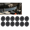 G-PLUS 12PCS 2" Leaf Spring End Tip Pad Compatible with Most Pickup Trucks, Anti Squeak Insert Cushion, Plastic Silencer Block Round