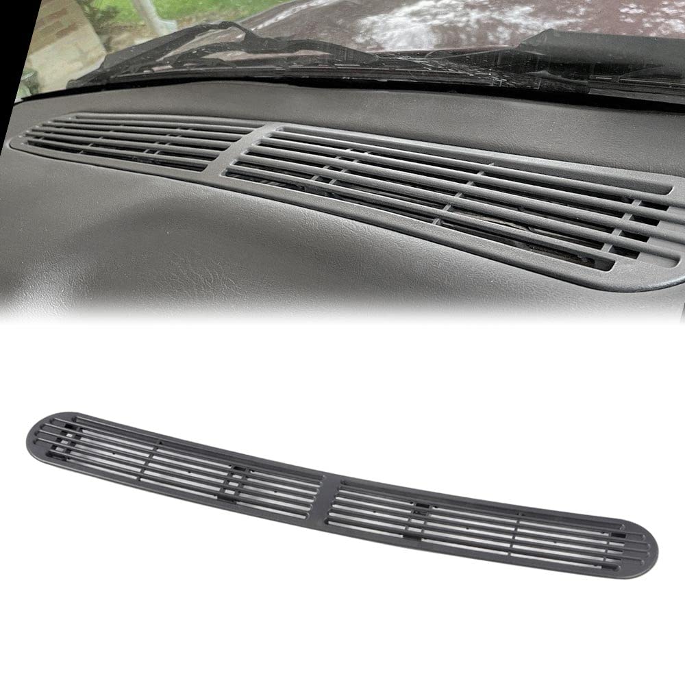G-PLUS Dash Defrost Vent Cover Grill Grille Panel Compatible with Chevy Blazer S10/ GMC Jimmy Sonoma/Oldsmobile Bravada 1998-2005, Graphite Grey