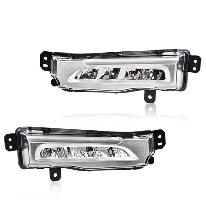 G-PLUS LH & RH Front LED Fog Lights Lamp US NEW 2 Pcs Compatible with 2018-2021 BMW X5/X6/X7 /2018 2019 2020 2021 BMW G05/G06 /G07 Fog Lamp Accessories neblineros para autos delantero faros antiniebla