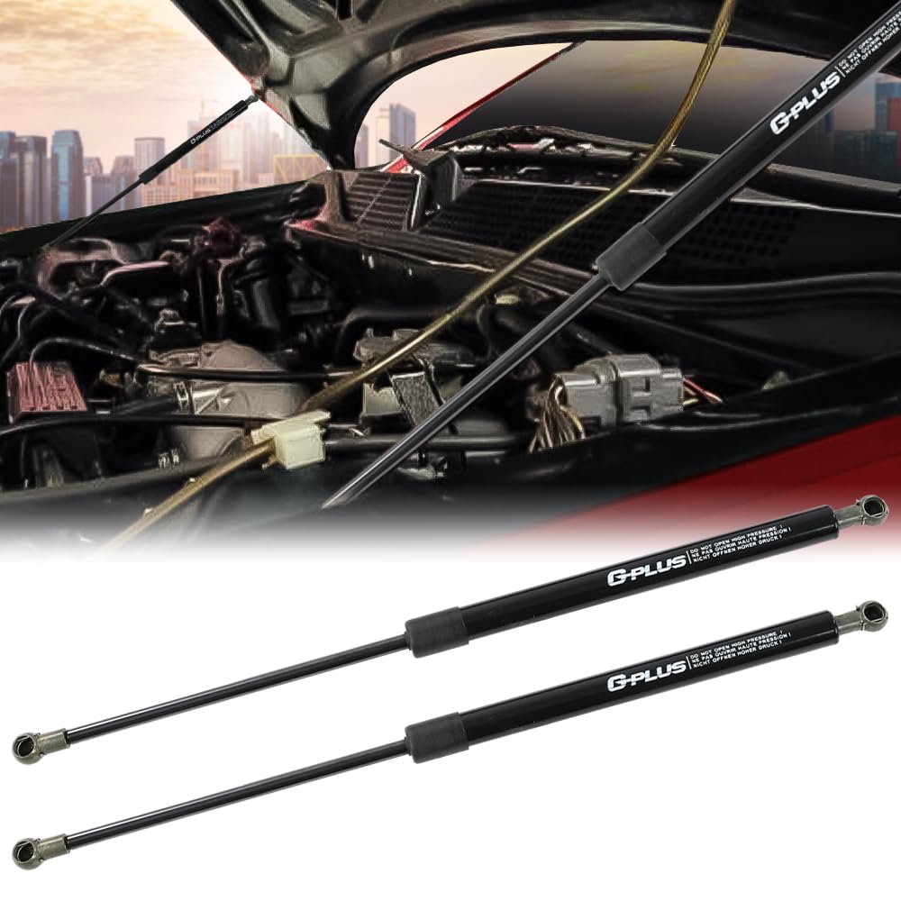 G-PLUS Racing Bonnet Hood Lift Gas Strut Shock Fit Honda Civic EG EK EJ EH 1992-2000, Hood Panel Bonnet Gas Struts, Black