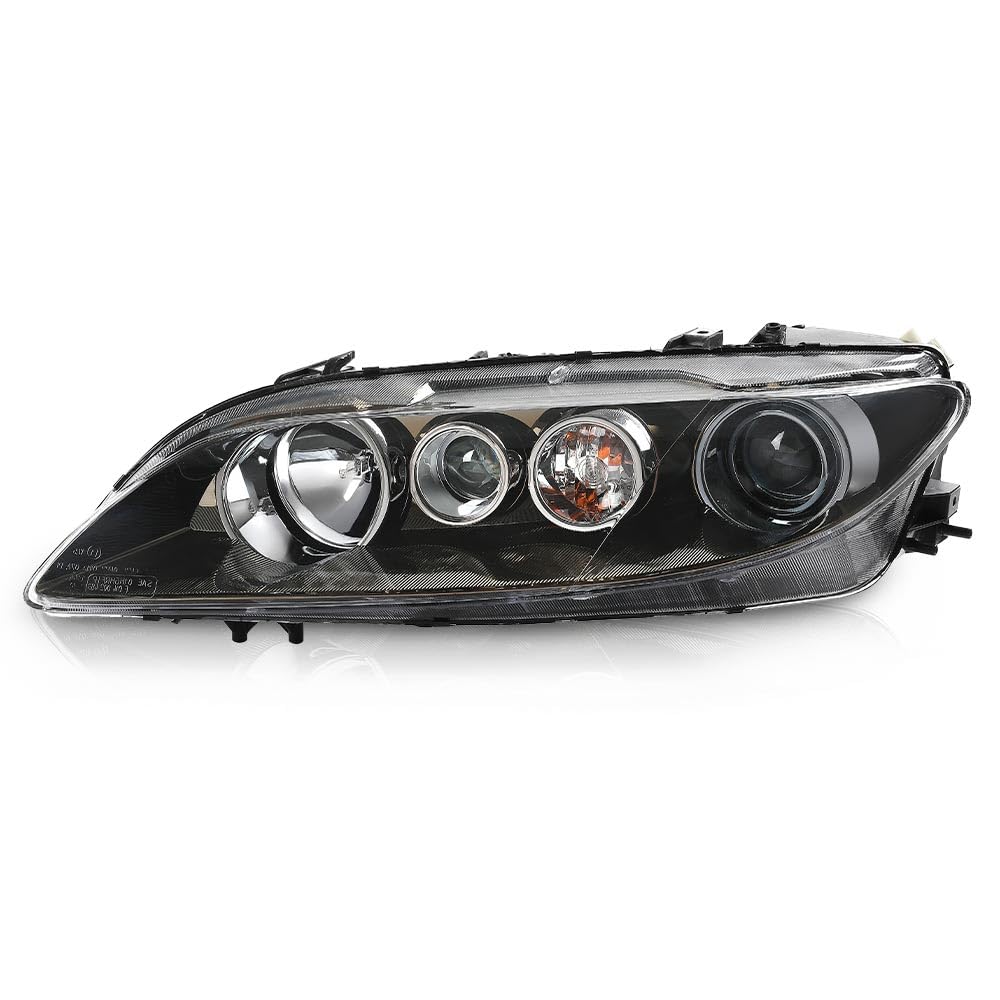 G-PLUS Headlight Headlamp Left Side Compatible with 2006-2007 Mazda 6 Mazdaspeed,Fit 2006-2008 Mazda 6 (submodel: i, S,GS, GT)