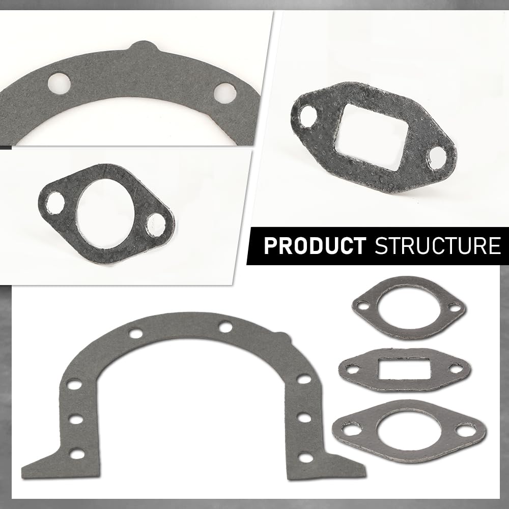 G-PLUS Engine Gasket Set Compatible with Briggs & Stratton 825527/Fit Daihatsu DM950 DM950D/Fit Toro 107-9906