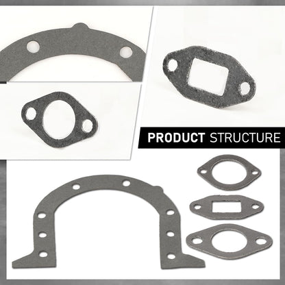 G-PLUS Engine Gasket Set Compatible with Briggs & Stratton 825527/Fit Daihatsu DM950 DM950D/Fit Toro 107-9906