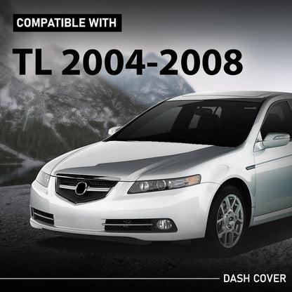G-PLUS TPE Dash Board Cover Light Dashboard Cap Red Compatible with 2004 2005 2006 2007 2008 Acura TL