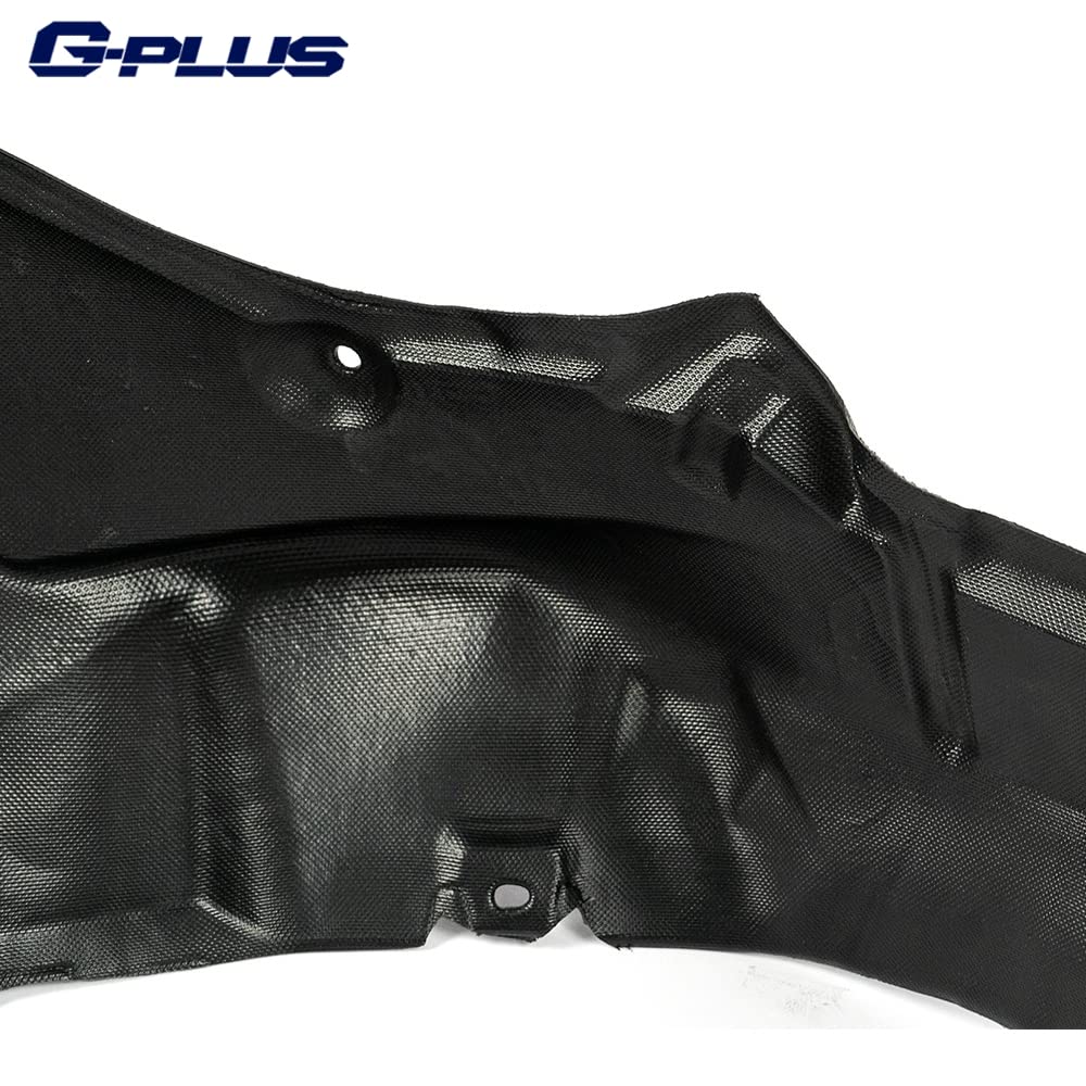 G-PLUS Front Guard Shield Cover Fender Liner Compatible with 2010-2015 Prius Base 2012-2015 Prius Five Four Three Two 5387547030 TO1249158 5387647070 TO1248158