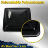 G-PLUS 3PCS Black Roof Vent Cover 14" x 14" Compatible with Universal RV, Trailer, Camper, Motorhome Trailer Ventline,Vent Lid Replacement