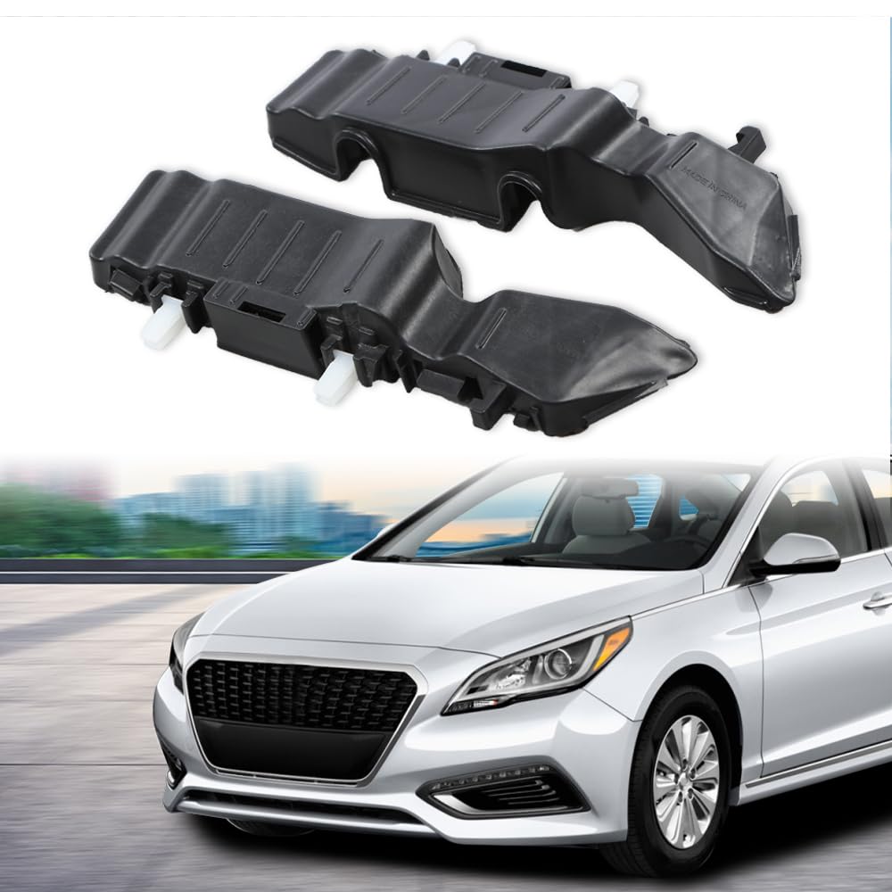 G-PLUS Front Left & Right Side 1pair Bumper Brackets Compatible with Accent 2012-2017 865131R000, 865141R000