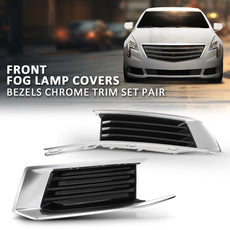 G-PLUS Fog Light Covers 2PCS for Cadillac XTS 2018-2019 Chrome Black Product Details