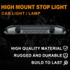 G-PLUS Smoked High Mount Stop Cargo Light LED 3rd Third Brake Light Assembly Compatible With Nissan Frontier Pickup 2001-2004