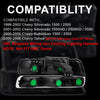 G-PLUS LED DRL Headlights Compatible with 1999-2002 Chevy Silverado/2001-2002 Silverado 1500HD 2500HD/00-06 Tahoe Suburban 1500 2500, Bumper Headlamp, 2Pcs Amber (Left+Right)