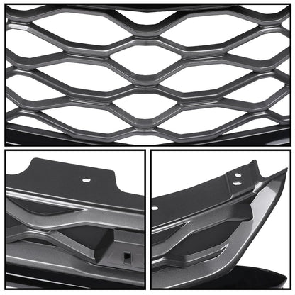 G-PLUS Front Bumper Upper Grill Compatible with 2018-2020 Chevy Equinox Automotive Front Bumper Grille Trim Replacement