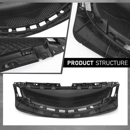 G-PLUS Grille Bracket Compatible with Buick Verano Base 2012 2013 2014 2015 2016 2017,Fit Buick Verano 2013-2017 20984580, GM1207111 Black